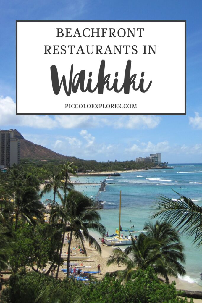 Beachfront Restaurants in Waikiki