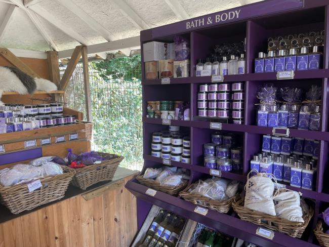 Lavender products at Mayfield Surrey