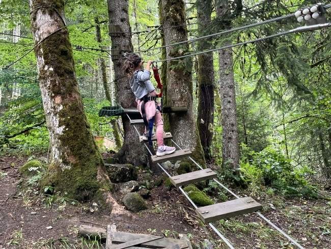 Cascade Aventure Park Circuit for toddlers, Morzine