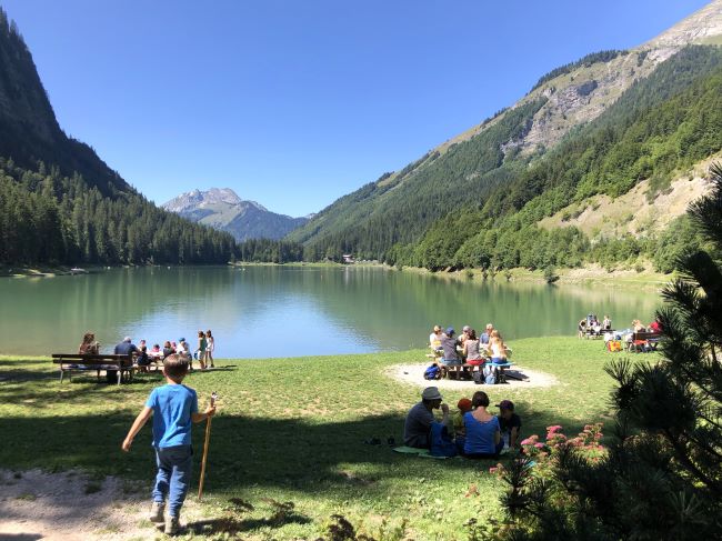 Lac du Montriond in Summer