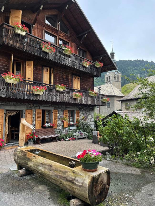 Morzine France Town Centre in Summer