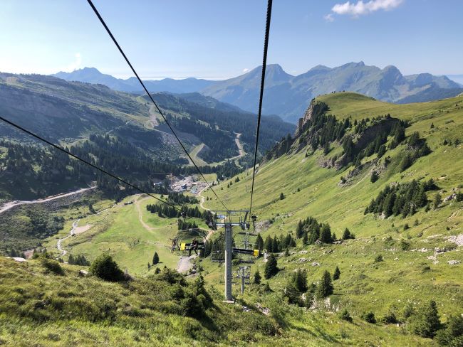 Mossettes Chair Lift Portes du Soliel