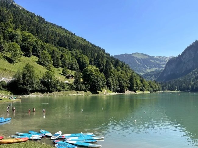 Summer Water Sports Lake Montriond