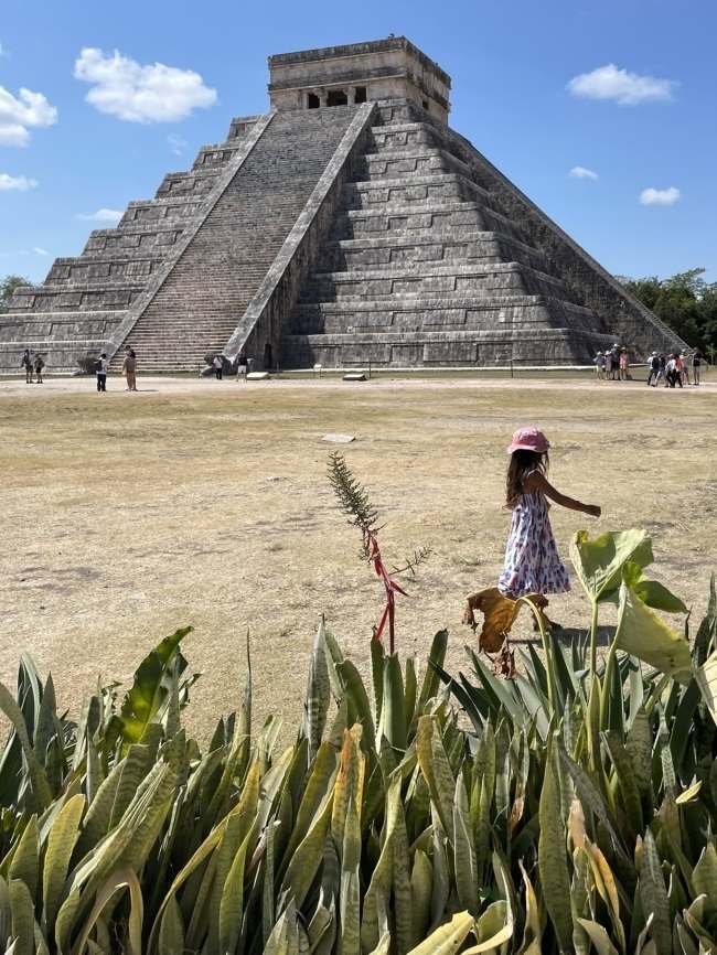 Chichen Itza Mexico with kids