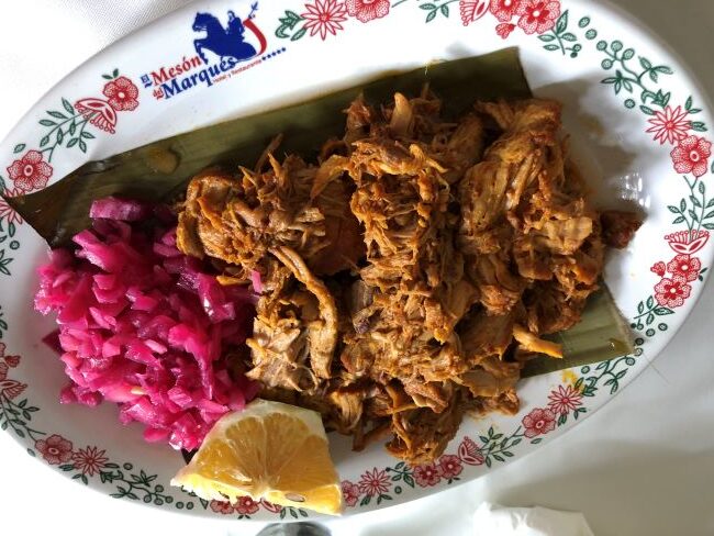 Cochinita Pibil Hosteria del Marques Valladolid