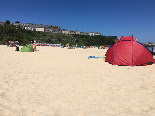 Porthminster beach with kids