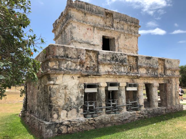 Temple of the Frescoes Tulum Mayan Ruins
