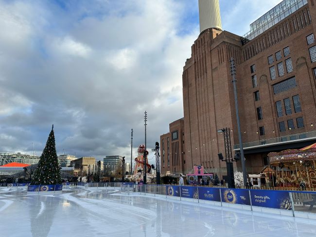 Glide Ice Rink Battersea Power Station London