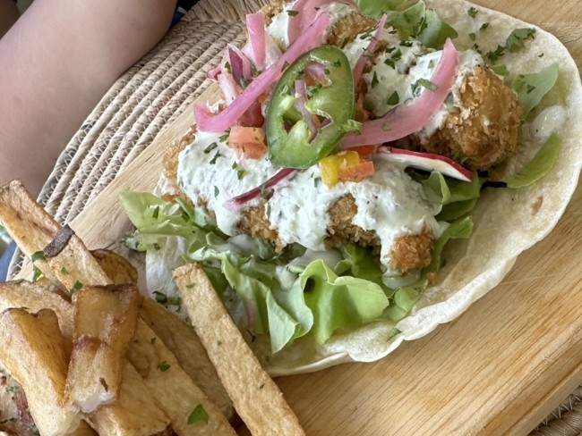 crispy fish tacos round house barbados