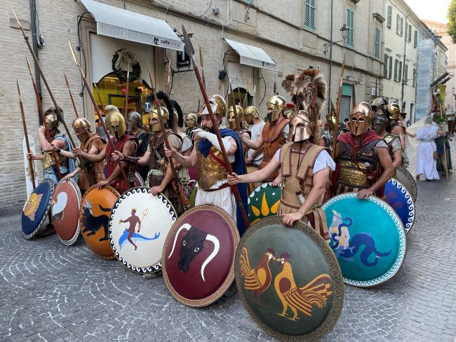 Ancient Rome event in Fano Italy