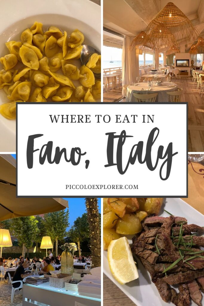 where to eat in fano italy